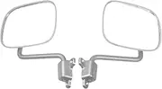 LH+RH Door Mirrors Pair for Toyota Landcruiser 40 Series BJ40 BJ42 FJ40 FJ45 HJ45 HJ47 4cyl 3.0L B 3.4L 3B 6cyl 3.6L H 3.9L F 4.0L 2H 4.2L 2F 1964-1984