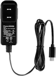 5V USB-C AC Adapter Compatible with ForHelp F156P1 F160 1080p 4K 15.6" USB C USB