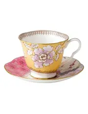 [Wedgwood] Butterfly Bloom Teacup & Saucer Set Yellow