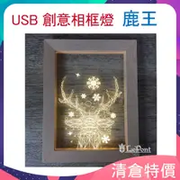 在飛比找蝦皮商城優惠-Lepont 北歐3D立體 USB LED 創意相框燈-