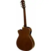 Aria AFN-15 Prodigy Series AC/EL Folk Body Guitar with Cutaway in Orange Gloss