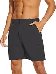 [NATUVENIX] Hiking Shorts Men, Quick-Dry Fishing Shorts for Men Lightweight Stretch Work Shorts Causal Travel