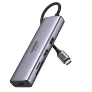 UGREEN UG-60515 7 in 1 USB C 4K60Hz HDMI Multiport Adapter with 1Gbps Ethernet,