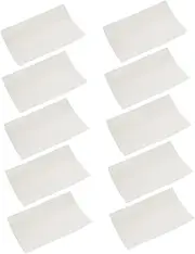 DEARMAMY 10pcs Hair Extension Tapes Tabs Double Sided Adhesive Hair Tapes in Extension Replacement Wig Strip Waterproof Beauty Tool for Lace Wigs Toupee Hairpiece Supplies White
