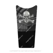 Laminated Gas Tank Dash Console Insert for 87-07 Touring - SKULL AND CROSSBONES