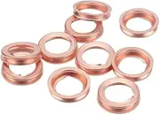 10PCS Metal Oil Drain Plug Crush Washer Gasket 11026-01M02 Fit For Nissan Infi-niti Oil Drain Plug Crush Washer spare parts