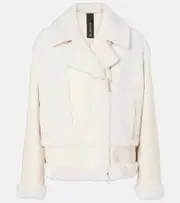 [Blancha] Blancha Shearling jacket AU 14 white
