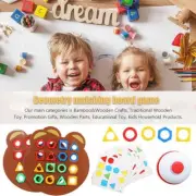 Shape Matching Game Color-Sensory Educational Toy, Quick Boards Shape B0H7