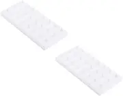 2pcs Palette Box Watercolor Paint Storage Plastic Pigment Container for Artists
