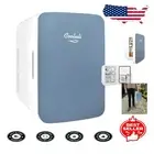10L Stylish Mini Fridge - AC/DC Cooler & Warmer for Food & Beauty Essentials