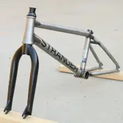 STRANGER BMX BIKE BALLAST EVO BICYCLE FRAME MATTE RAW SUNDAY FIT CULT