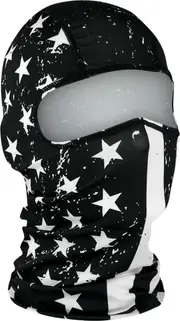 Zan Headgear Flag, balaclava polyester , color: Black/White , size: One Size