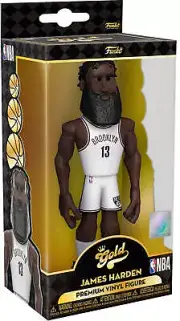 James Harden Gold 5" Funko Pop NBA (Brooklyn Nets)