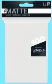 100 ULTRA PRO PRO-MATTE Clear STANDARD SIZE DECK PROTECTORS Card Sleeves MTG