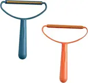 2pcs Hair Remover Portable Lint Removing Tools for Clothing Furniture and Carpets Ergonomic Non Slip Handle Compact Design for Easy Storage and Travel