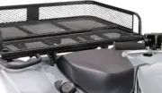 ATV Four Wheeler Utility Mesh Rack Cargo Basket Luggage Rear Black Steel