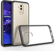 LYX Scratchproof TPU + Acrylic Protective Case for Mate 20 Lite(Black) Durable and Easy to Carry (Color : Black)