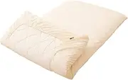 EMOOR 100% Cotton Cover (Elastic Fitted Sheet) for Japanese Futon Mattress EM-Color, Twin/Twin-Long Size, Milk-White, Made in Japan