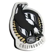 Collingwood Magpies AFL 3D Chrome Emblem Badge - For Cars, Bikes, Laptops, Most Things