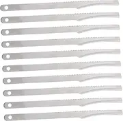 10Pcs Portable Foot Scraper Stainless Steel Nail Trimmer Remover Foot Care Tools for Smoothing Rough Skin and Calluses