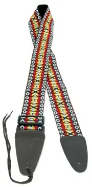 Performance Plus Hootenanny Guitar Strap (Red/Yellow)