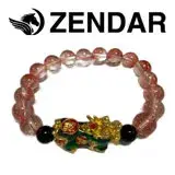 在飛比找遠傳friDay購物優惠-【ZENDAR】草莓晶變色貔貅手鍊(224734)
