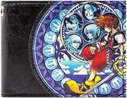 [KINGDOM HEARTS] 2 Sora Donald Goofy Blue ID & Card Bi-Fold Wallet
