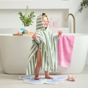 Kids Striped Hooded Towel [KIDBHOODE21G]