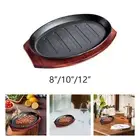 Griddle Steak Fry Plate Vegetables Grill Pan Teppanyaki Grill Pan BBQ Grilling