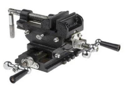 RS Pro MILLING VICE 72x72mm Adjustable Gibs, Independent Cross Feed & Traverse