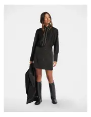 [Decjuba] Sabrina Embellished Shirt in Black