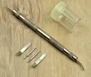 New 7pc Watch Band Spring Bar Link Pin Remover Repair Tool + 4 Extra Pins