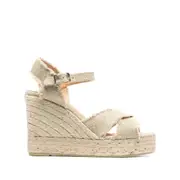 [Castañer] Castañer 110mm Bromelia Espadrilles 40 IT NEUTRALS/GOLD