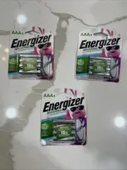 3 packages of 4 Pack of rechargable AAA Energizer ( 12 Batteries )