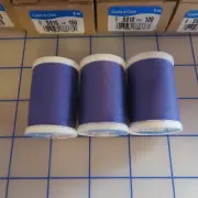3 Spools Of Amethyst Duty XP General Purpose Polyester Thread 250 yards