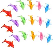 BESPORTBLE DIY Wind Chime Accessories 30pcs Acrylic Dolphin Charms for Creative Decorations