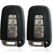 2pc Silicone Smart Case Protector Cover Skin Entry Fob Holder for Hyundai Key