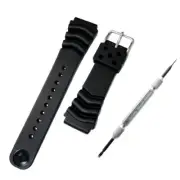 SEIKO Genuine 22mm Diver Urethane Band DAL0BP with Spring Bar Removal New F/S