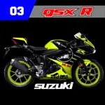 鈴木 GSX-R 150 貼花貼紙全身摩托車鈴木 GSX150 R HN 010