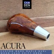 ACURA Custom Made Maple Burl Wood Gear Shift Knob for Automatic Transmission