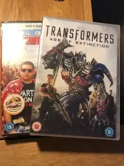 Transformers Age Of Extinction And 22 Jump Street Dvds