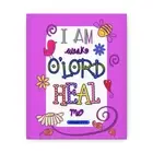 Psalm 6:2 Lord Heal Me Bible Verse Canvas Christian Wall Art Re