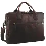 Pierre Cardin Rustic Leather 15" Laptop Messenger Bag (Chestnut)