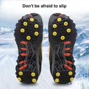 10 Studs Ice Cleats Over Shoe Boots Anti Slip Traction Crampons Slip-on Stretch