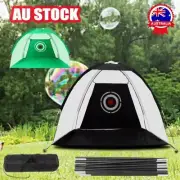 Foldable 2M Golf Training Cage Tent Practice Driving Chipping Hitting Net Aid TR