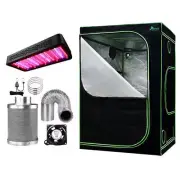 NNEDSZ Tent 1200W LED Light 150X150X200cm Mylar 6" Ventilation