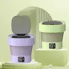 Foldable Washing Machine Portable Small Bucket Type Underwear Cleaning Machine