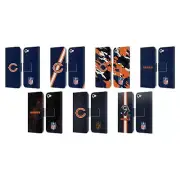 NFL CHICAGO BEARS LOGO LEATHER BOOK WALLET CASE FOR APPLE iPOD TOUCH MP3