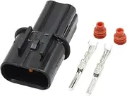 BIZOCA 1 Pc 2 Pin PB625-02027 Car Wiring Harness ABS Sensor Plug Plastic Housing for PB621-02020(Army Green)