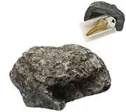 Simulated Stone Key Box, Fake Key Stone, Fake Rock Simulate Stone Key Case, Hide a Key Outdoor Waterproof Key Hiders Safe Storage Lock Box for Outside Yard Garden